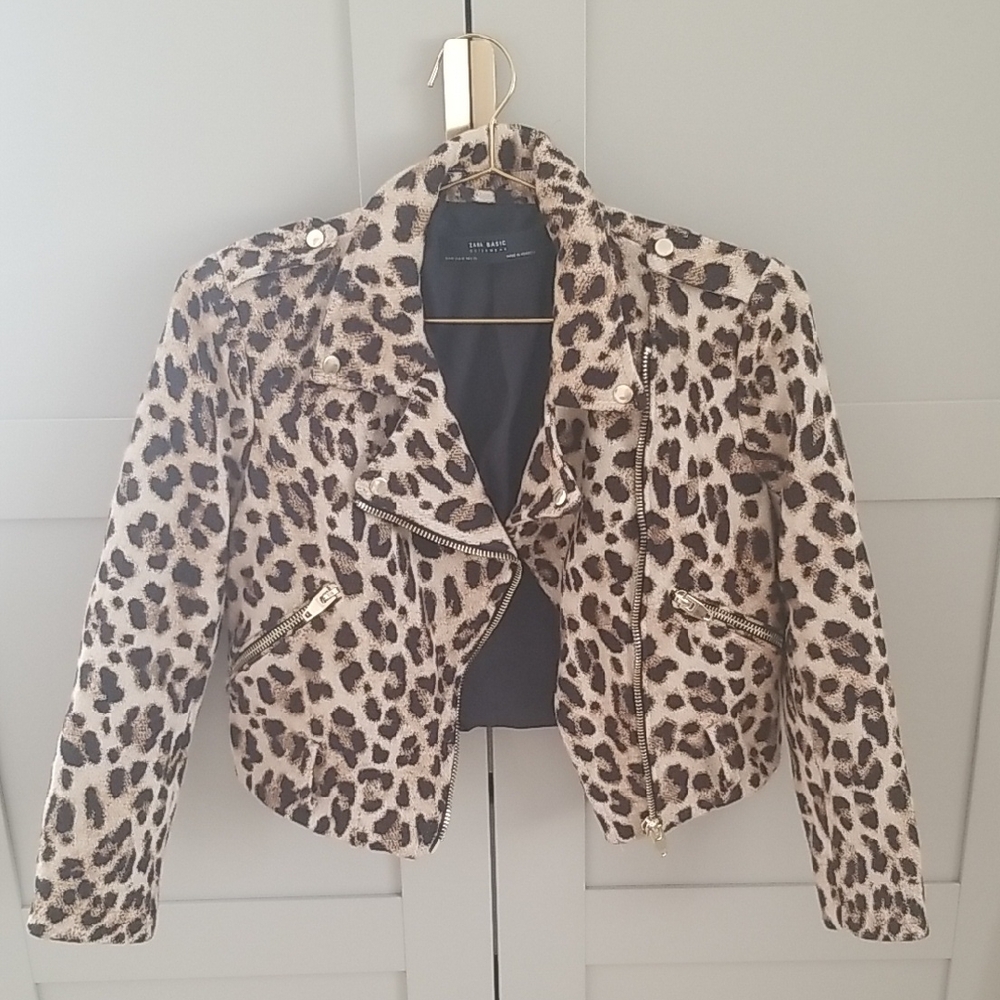 Zara Leopard Print Jacket